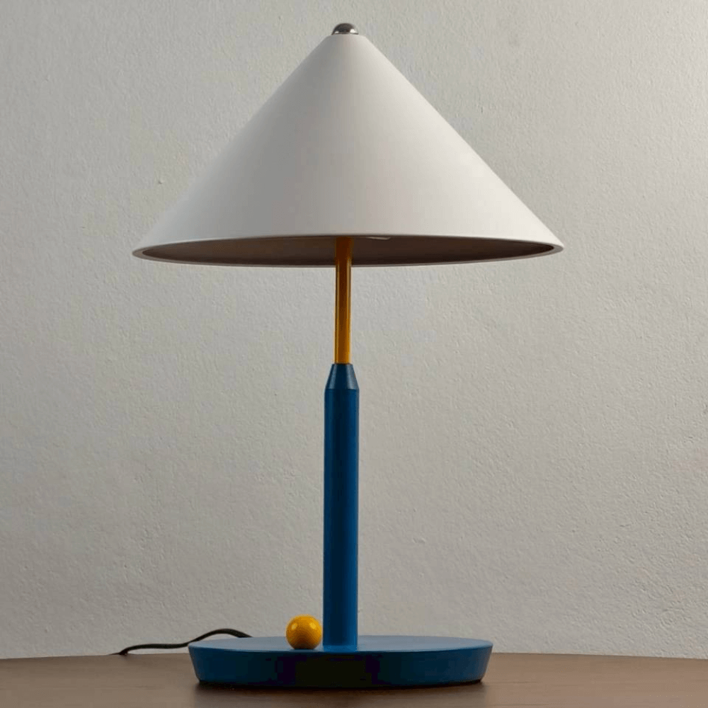 โคมไฟตั้งโต๊ะ DEEPWOOD รุ่น DADO สีน้ำเงิน/เหลือง